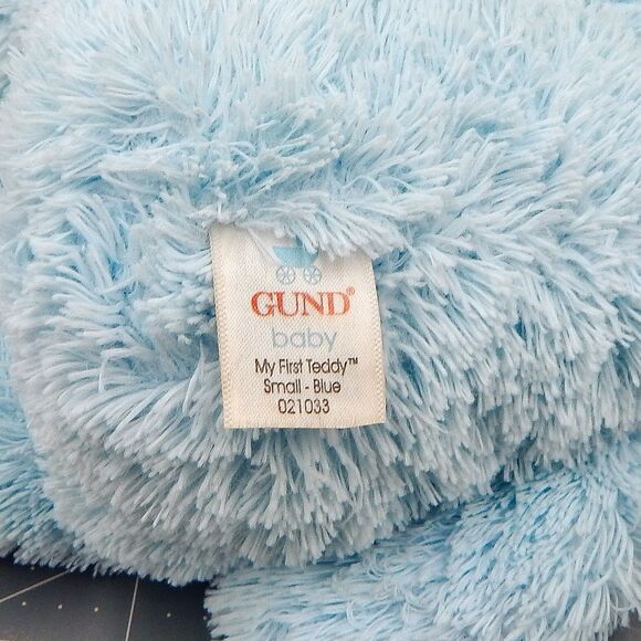 Gund My First Teddy Bear Baby Stuffed Animal Small Blue 10 Inch Plush 021033 - Picture 5 of 8